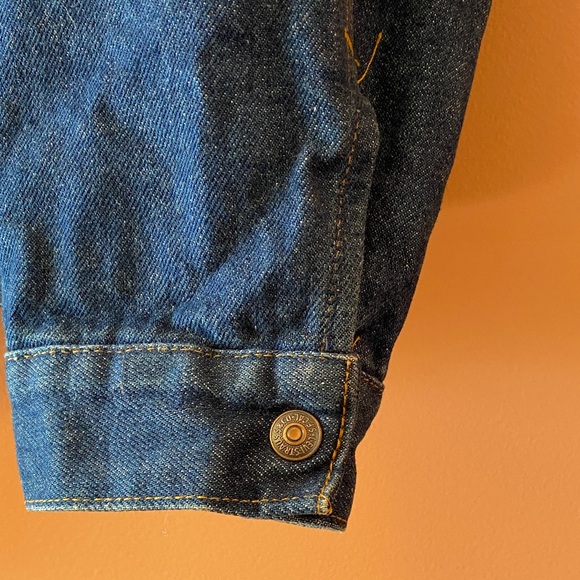 Vintage Levi's San Francisco 1970’s Denim Sherpa Jacket - Picture 5 of 17